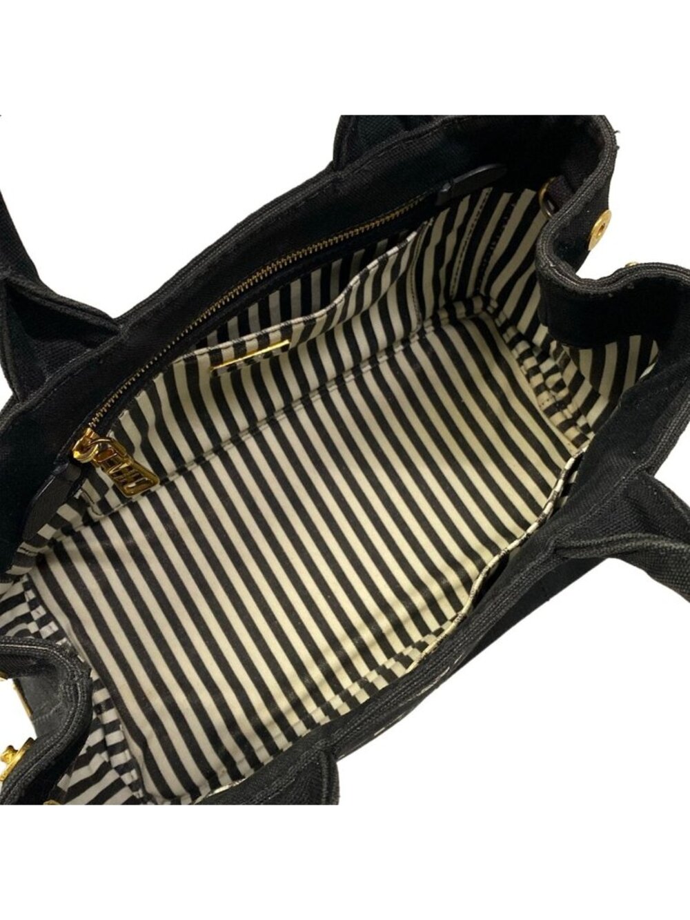 Prada Tote Canapa Black - Picture 7 of 12